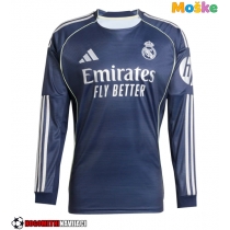 Moške Nogometnih dresov Real Madrid Gostujoči 2025-26 Dolgi rokavi